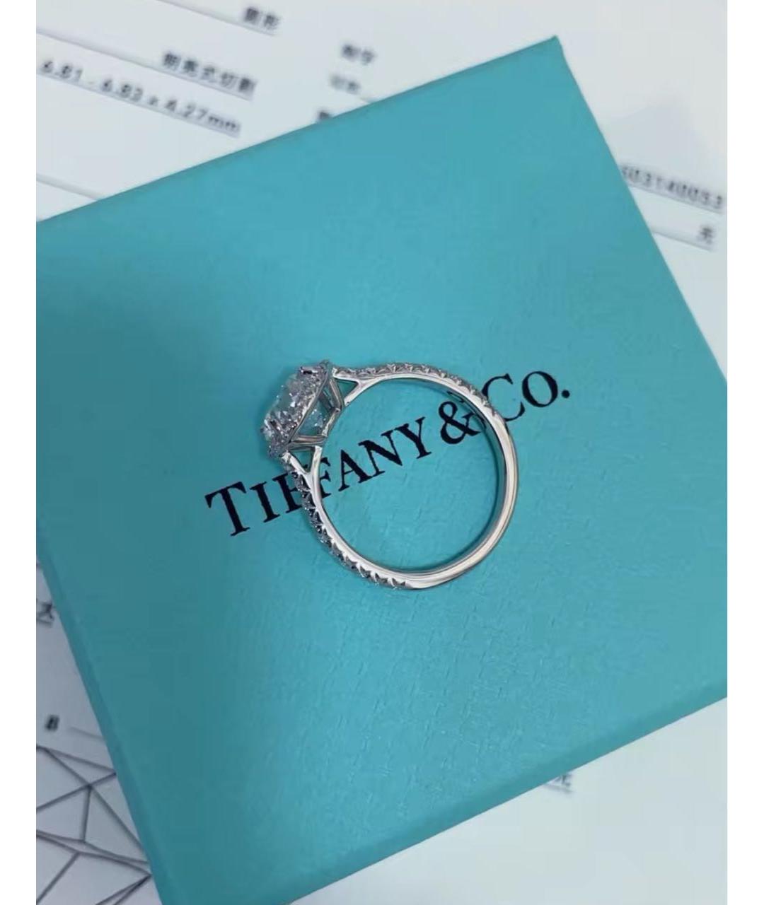 TIFFANY&CO Серебряное платиновое кольцо, фото 3