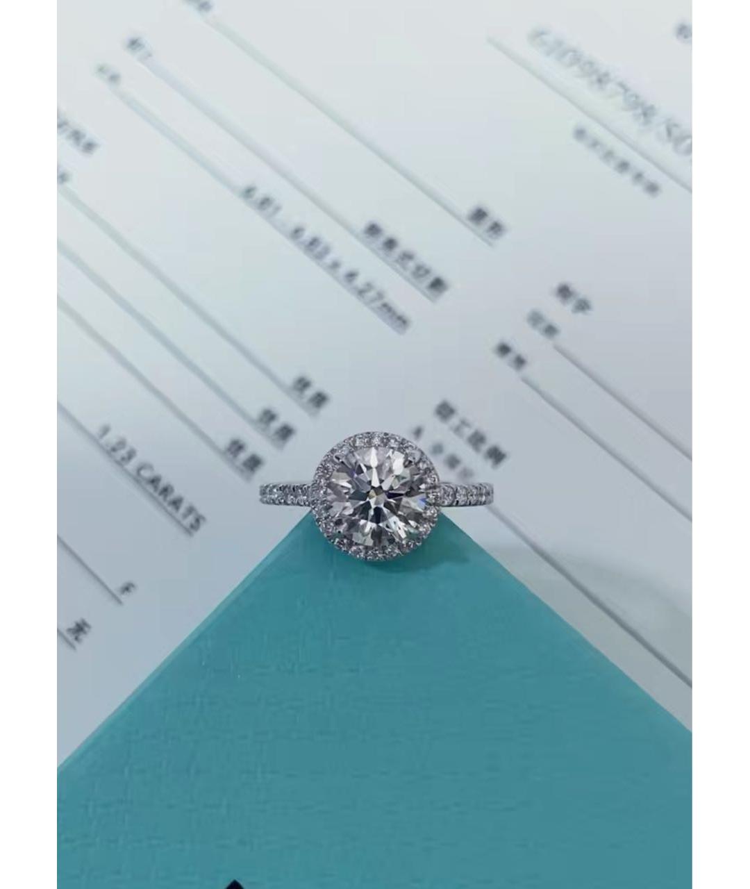 TIFFANY&CO Серебряное платиновое кольцо, фото 4