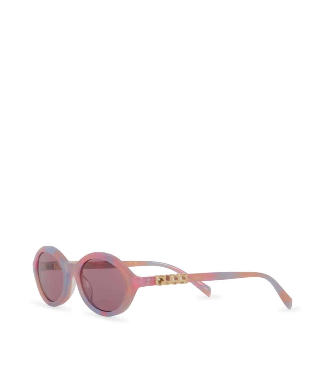 GUCCI Розовые солнцезащитные очки, фото 2