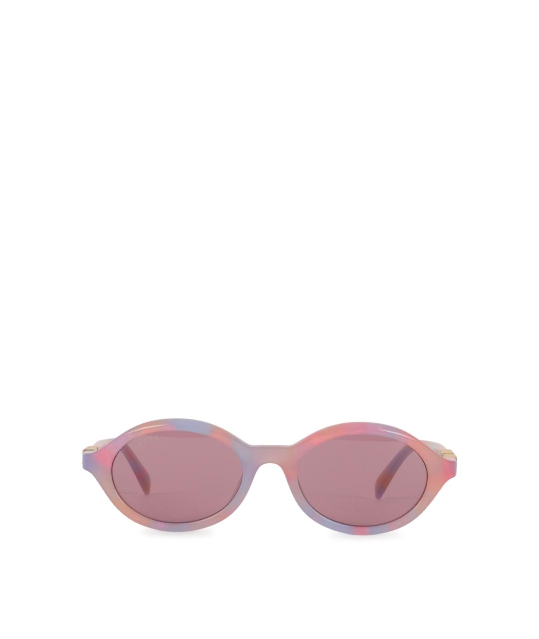 GUCCI Розовые солнцезащитные очки, фото 1