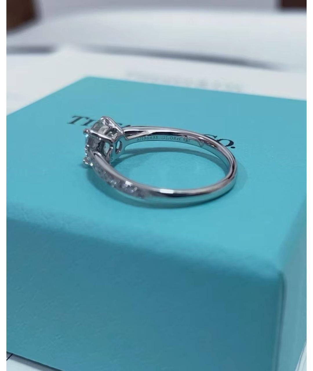 TIFFANY&CO Серебряное платиновое кольцо, фото 4