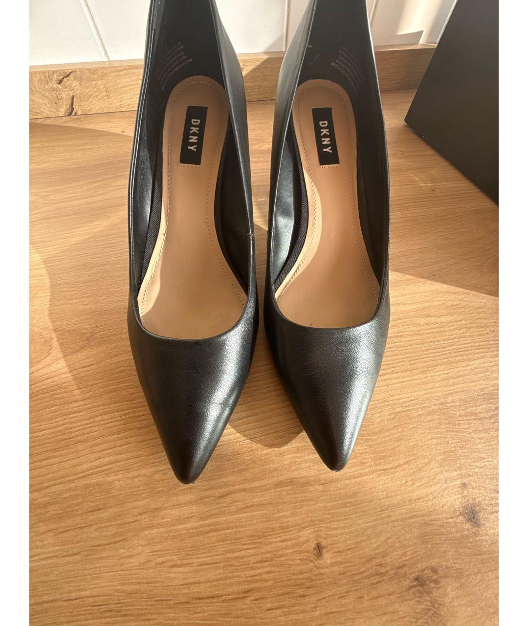 DKNY Черные кожаные туфли, фото 3