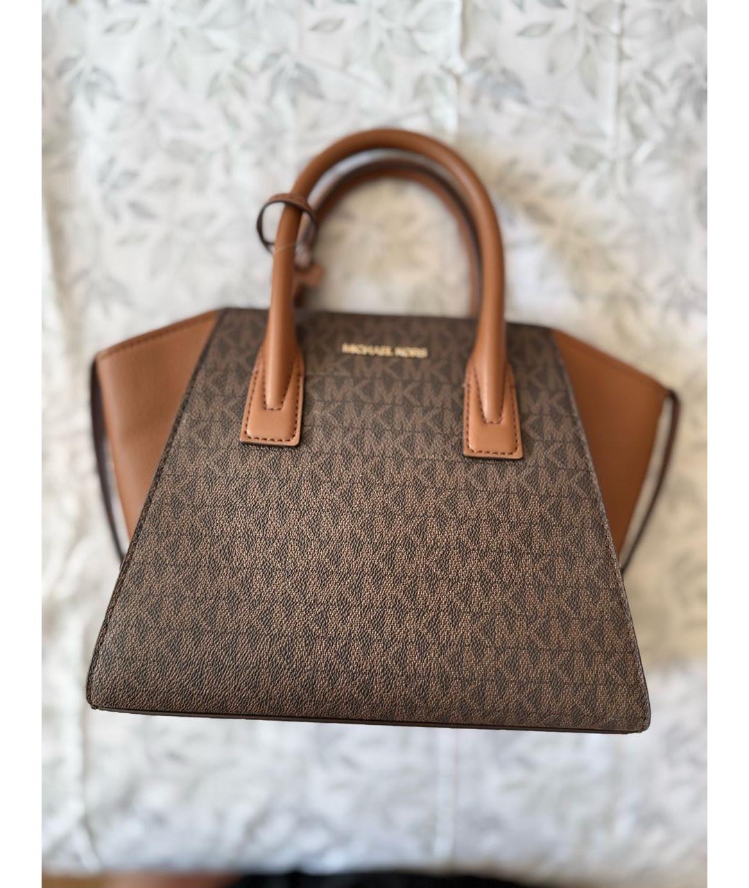 MICHAEL MICHAEL KORS Коричневая сумка через плечо, фото 6