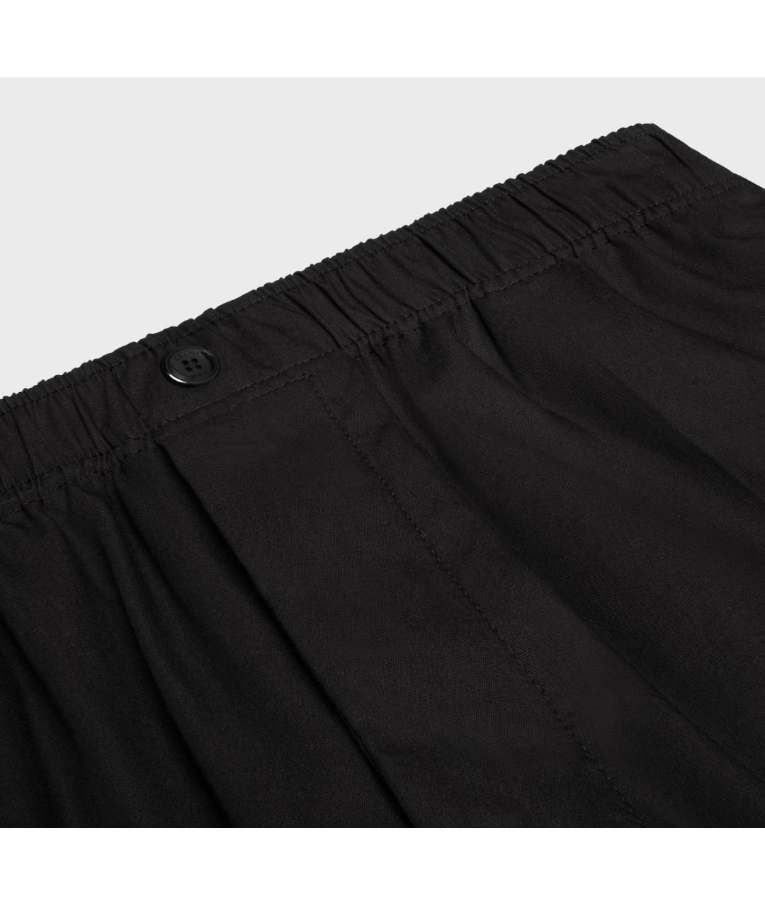 CELINE Черные хлопковые повседневные брюки, фото 3