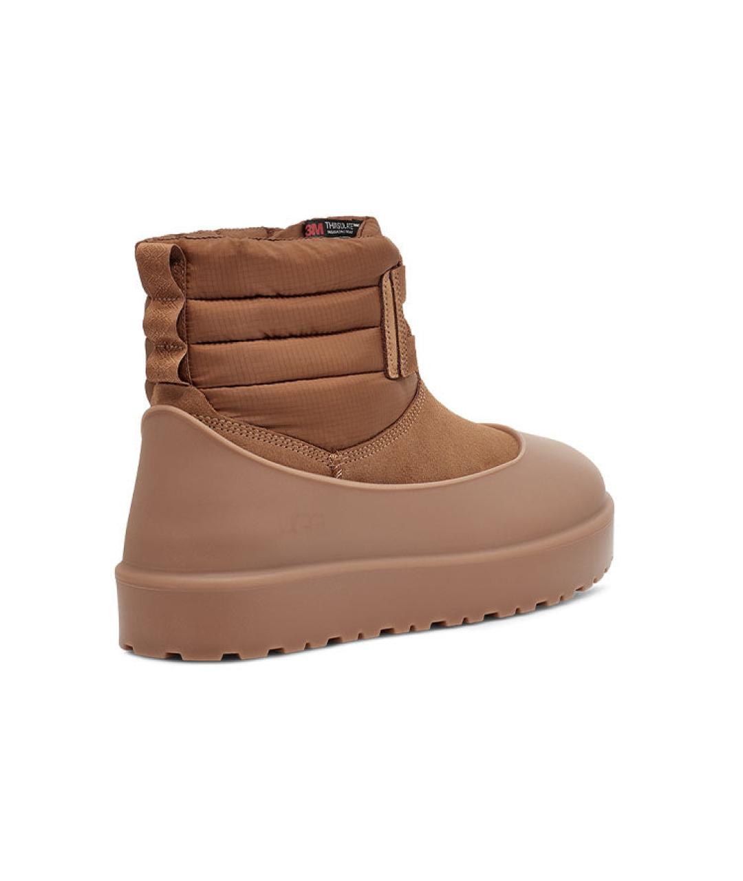 UGG AUSTRALIA Коричневые кожаные ботинки, фото 4