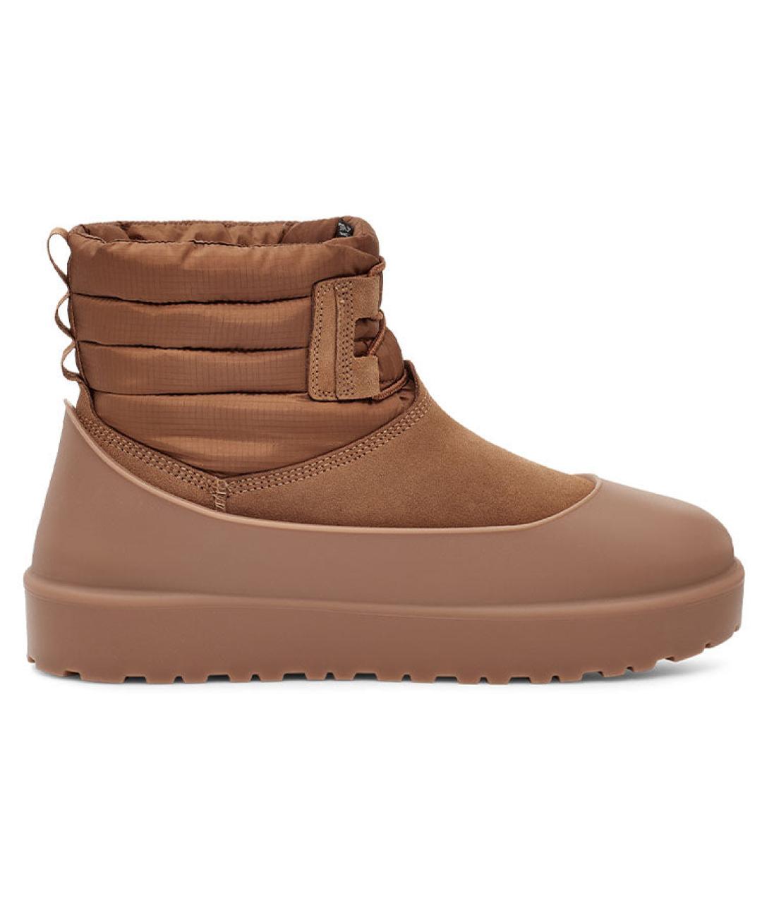 UGG AUSTRALIA Коричневые кожаные ботинки, фото 2
