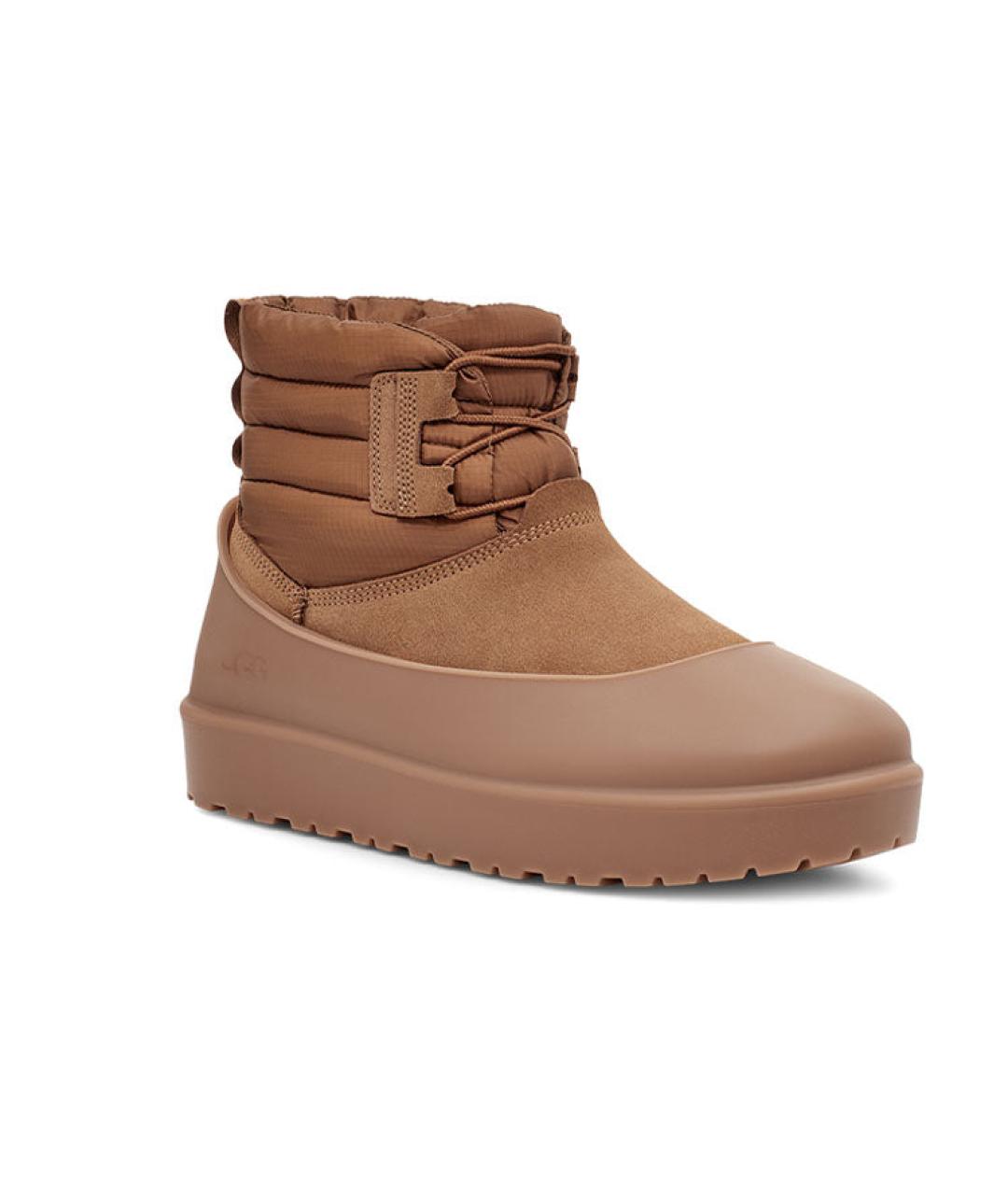 UGG AUSTRALIA Коричневые кожаные ботинки, фото 3