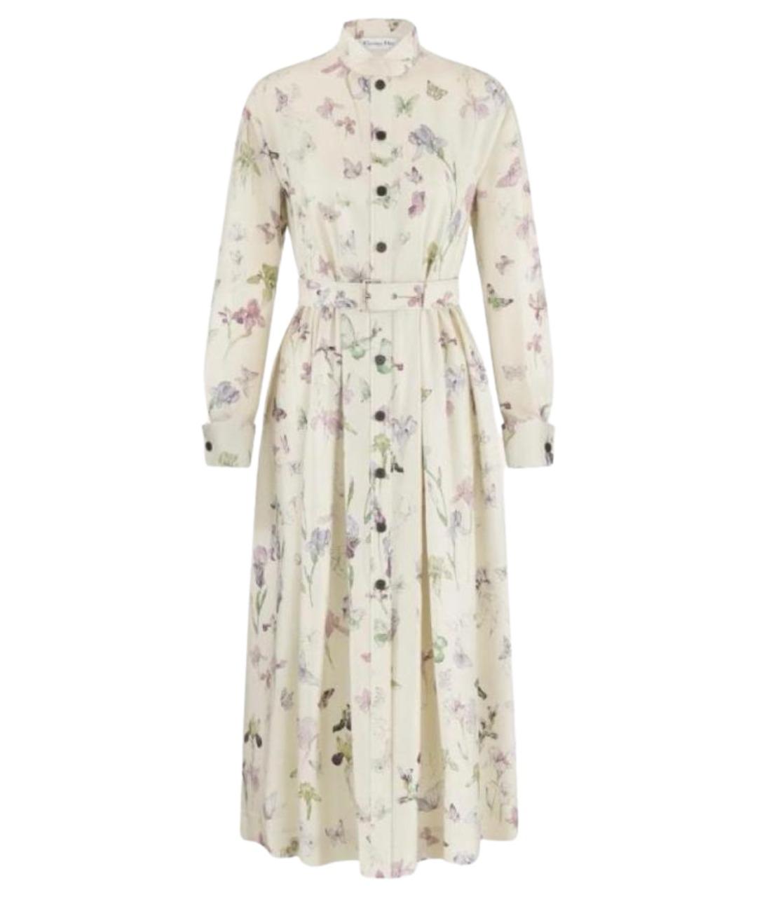 CHRISTIAN DIOR Бежевое платье, фото 1