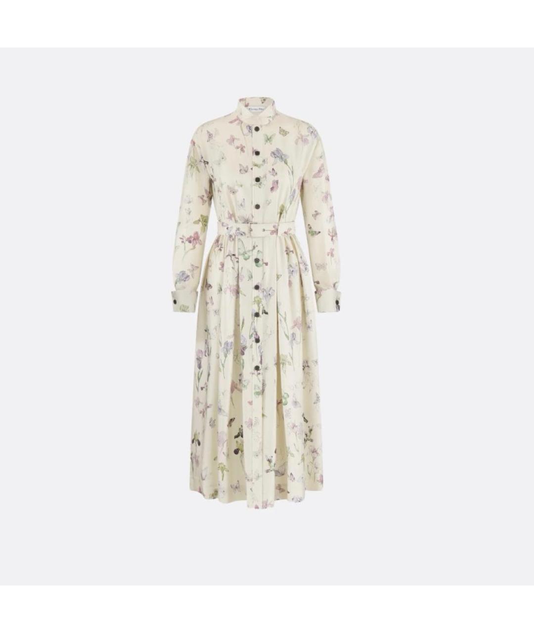 CHRISTIAN DIOR Бежевое платье, фото 3