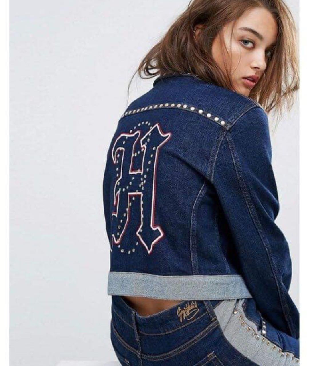 TOMMY HILFIGER Синий деним жакет/пиджак, фото 3