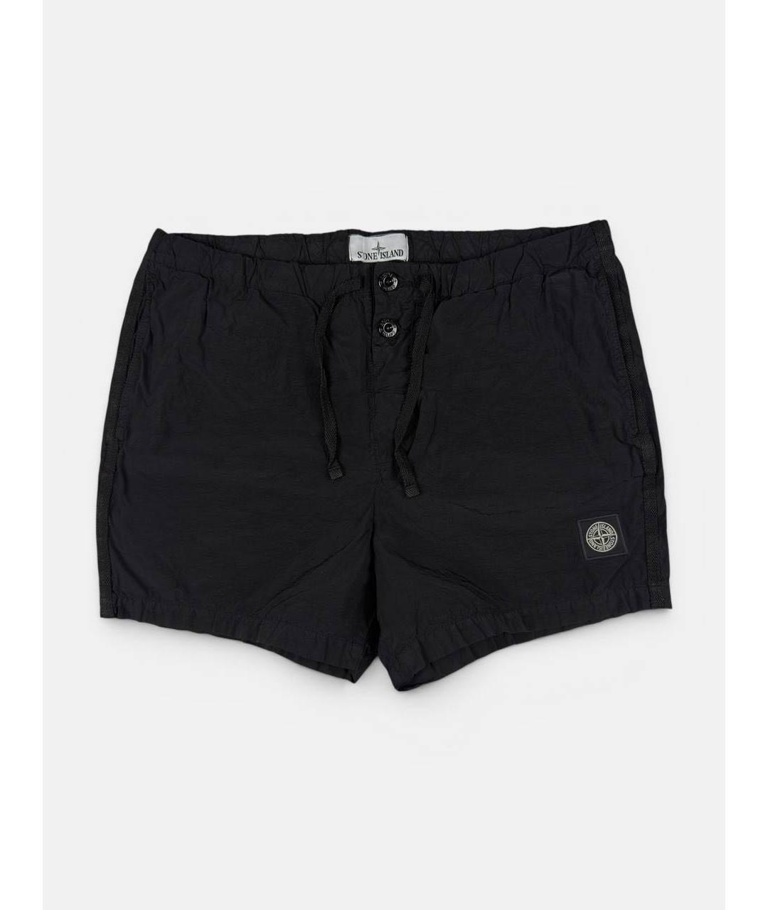STONE ISLAND Черные полиамидовые плавки, фото 6