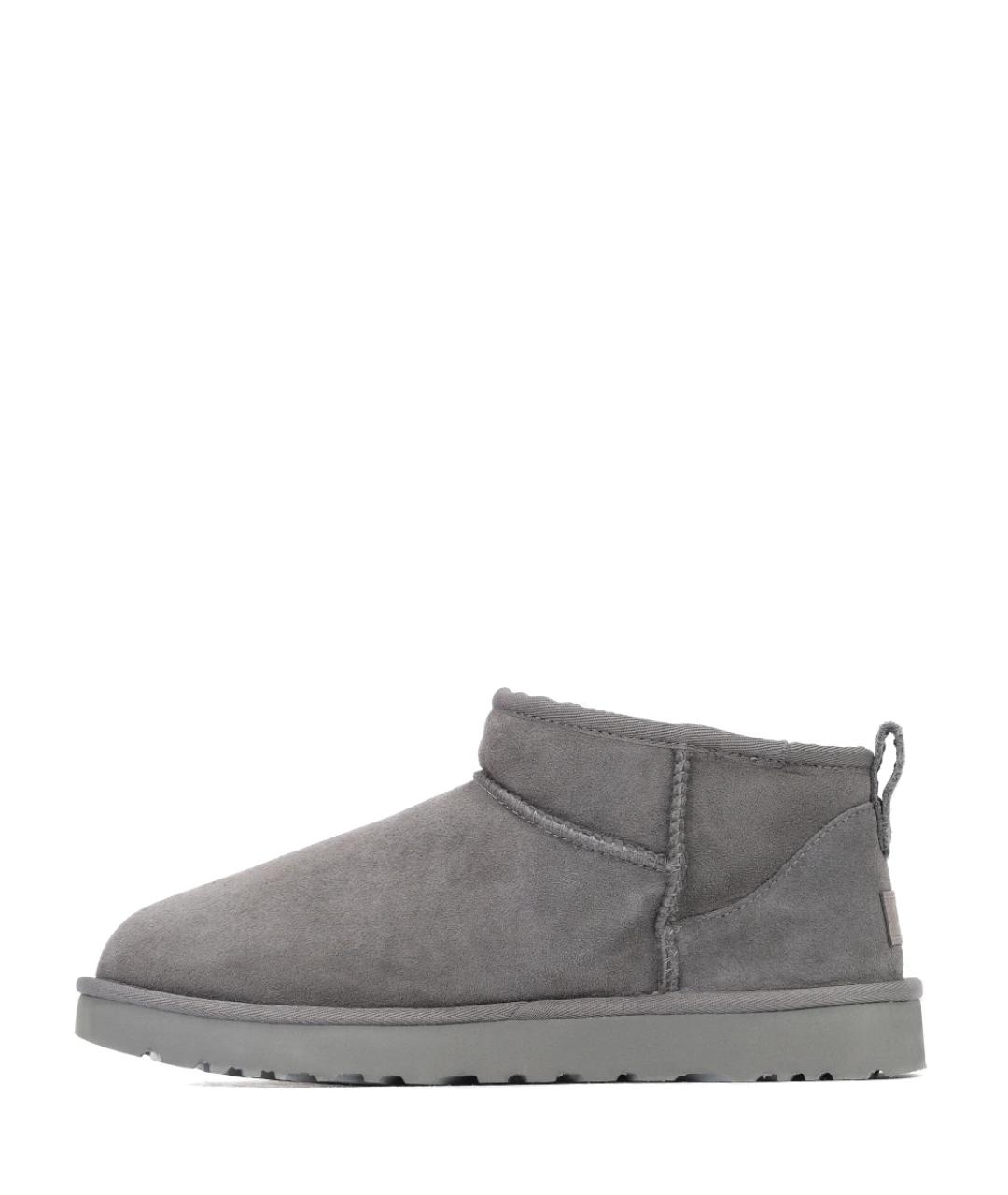 UGG AUSTRALIA Серые кожаные ботинки, фото 3