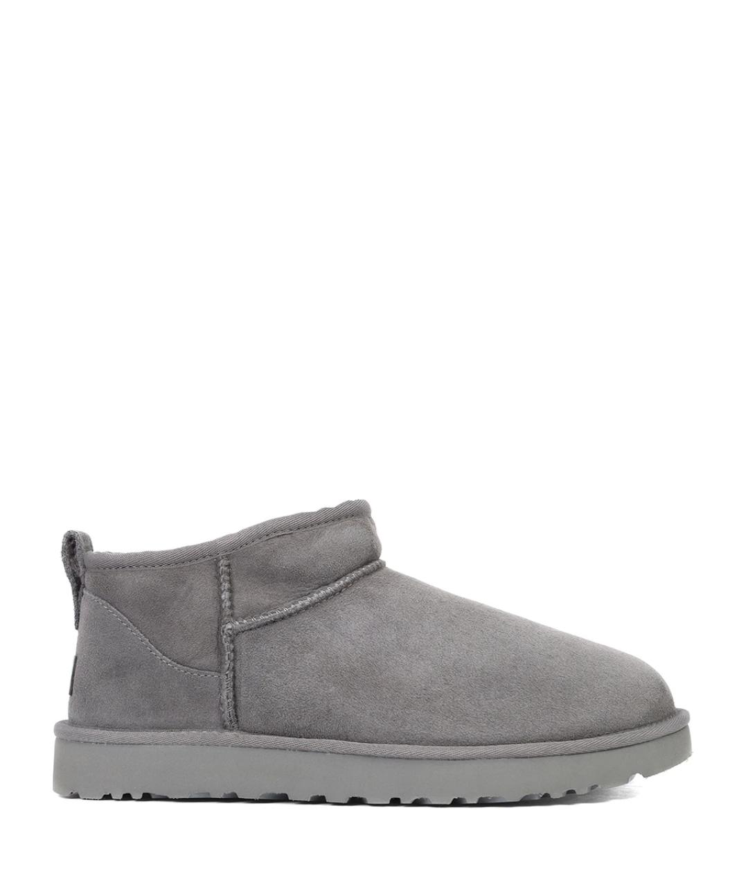 UGG AUSTRALIA Серые кожаные ботинки, фото 1