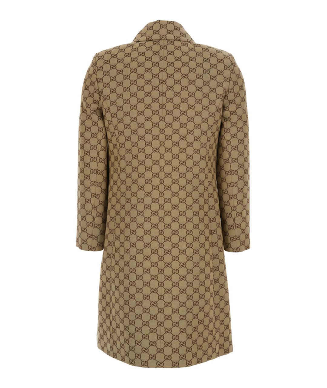 GUCCI Бежевое пальто, фото 2