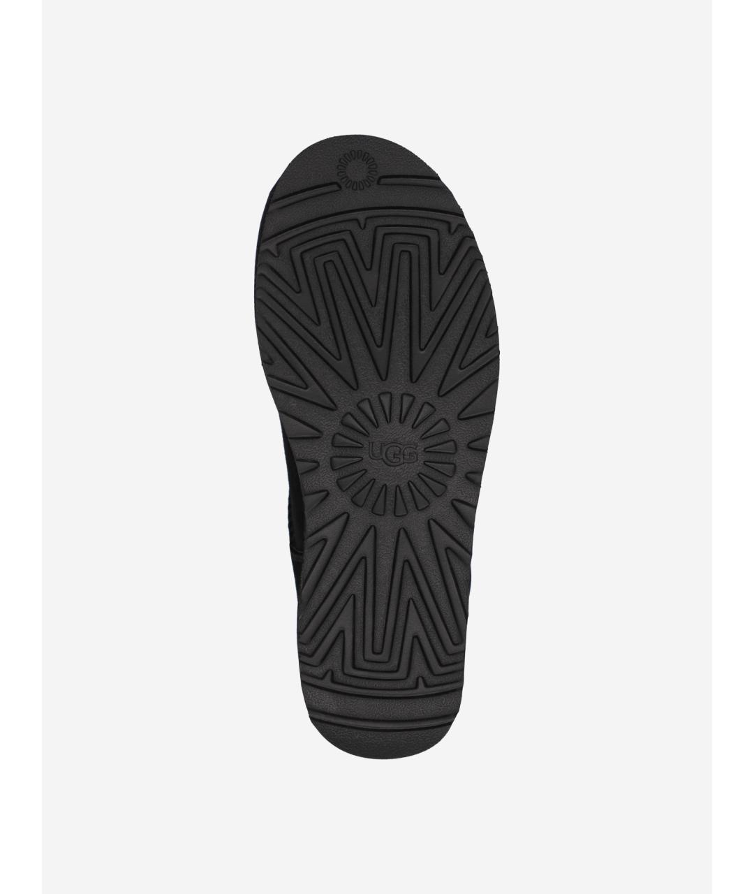 UGG AUSTRALIA Черные кожаные ботинки, фото 5