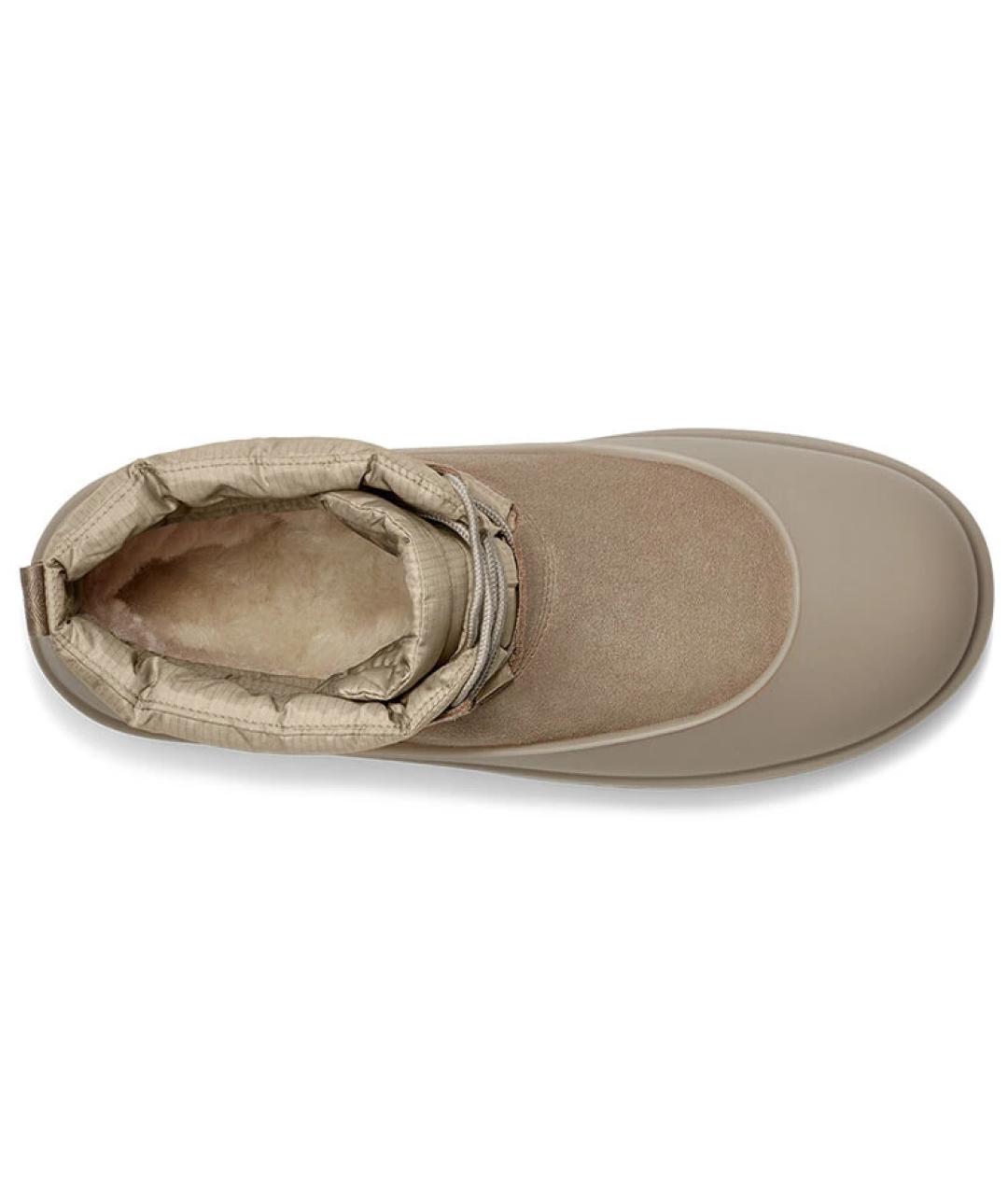 UGG AUSTRALIA Зеленые кожаные ботинки, фото 6