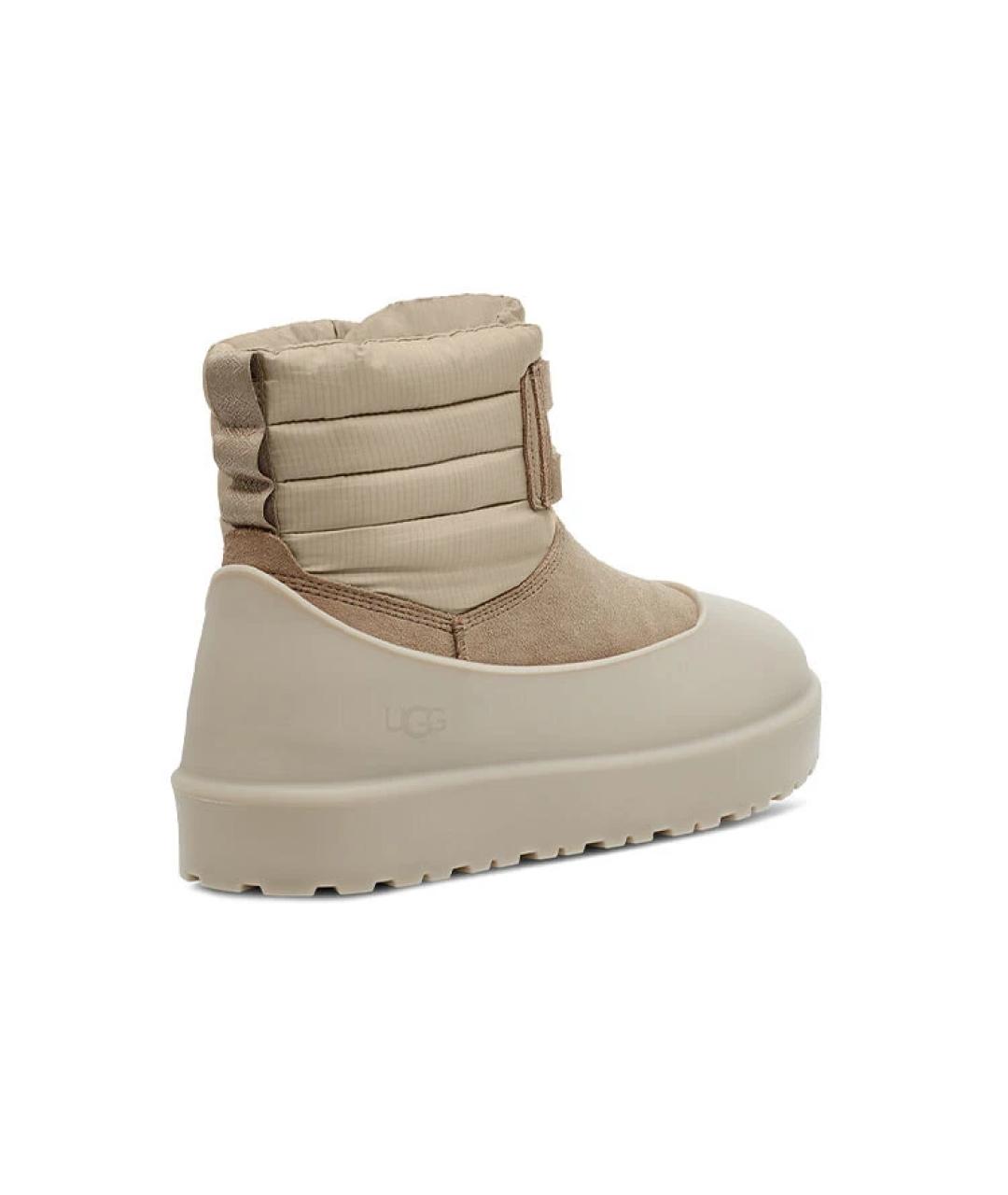 UGG AUSTRALIA Зеленые кожаные ботинки, фото 5