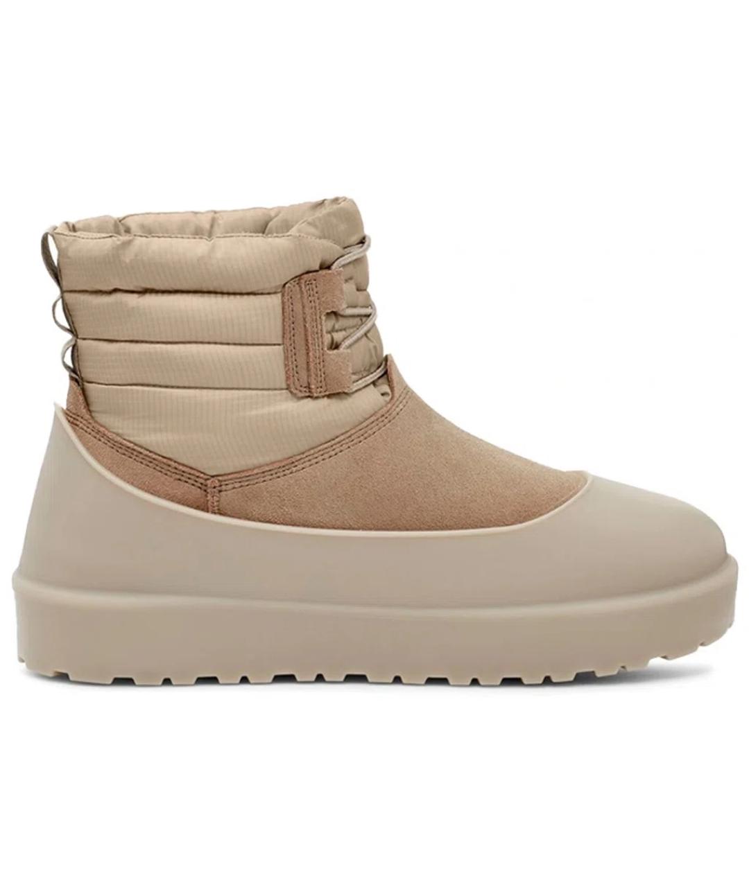 UGG AUSTRALIA Зеленые кожаные ботинки, фото 8
