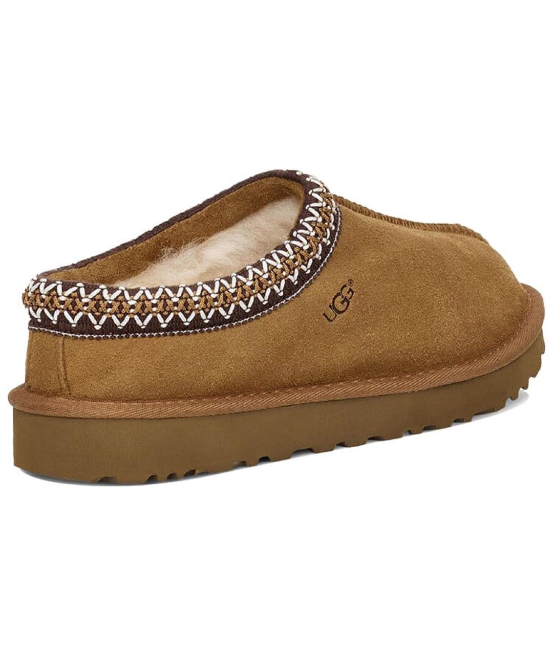 UGG AUSTRALIA Коричневые кожаные ботинки, фото 3