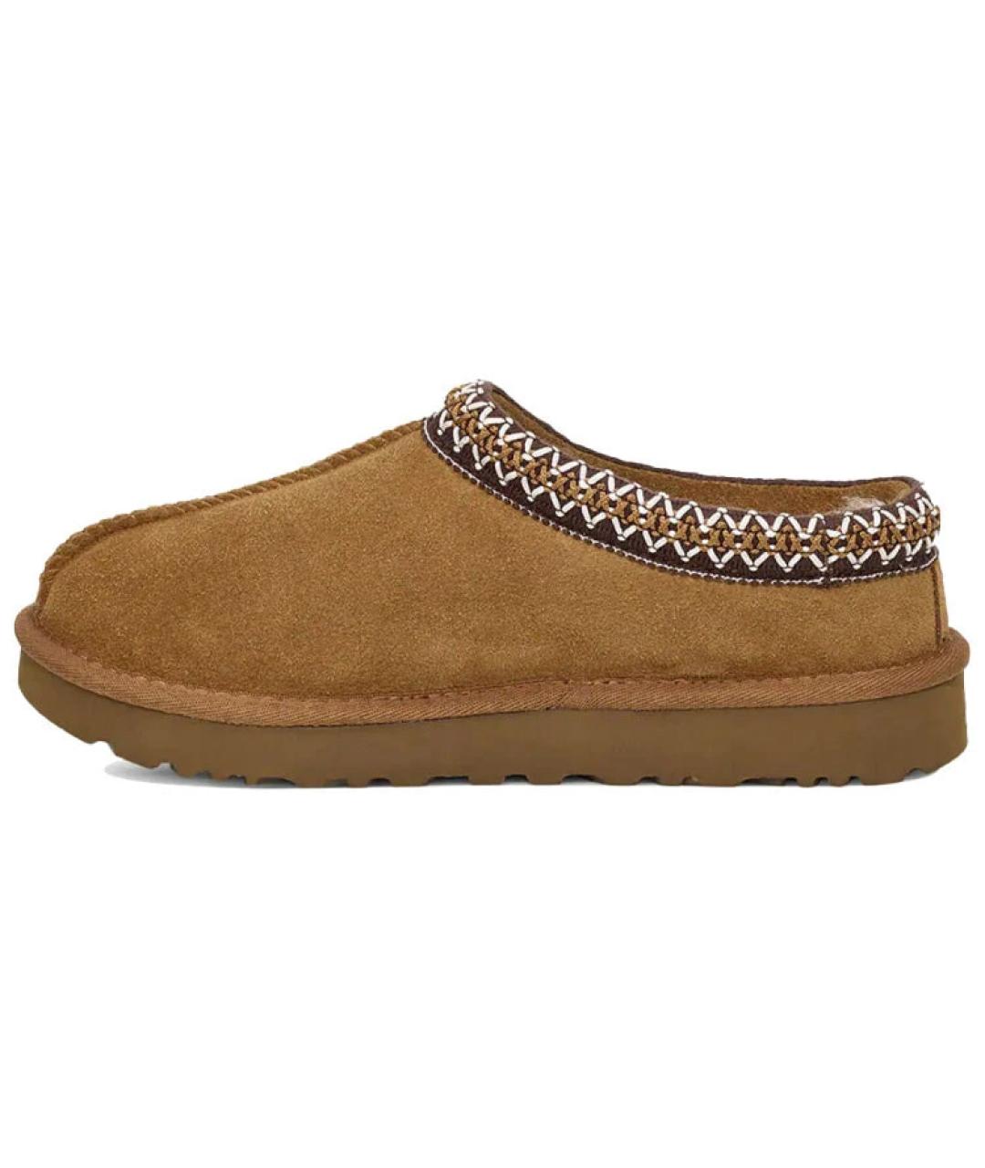 UGG AUSTRALIA Коричневые кожаные ботинки, фото 6