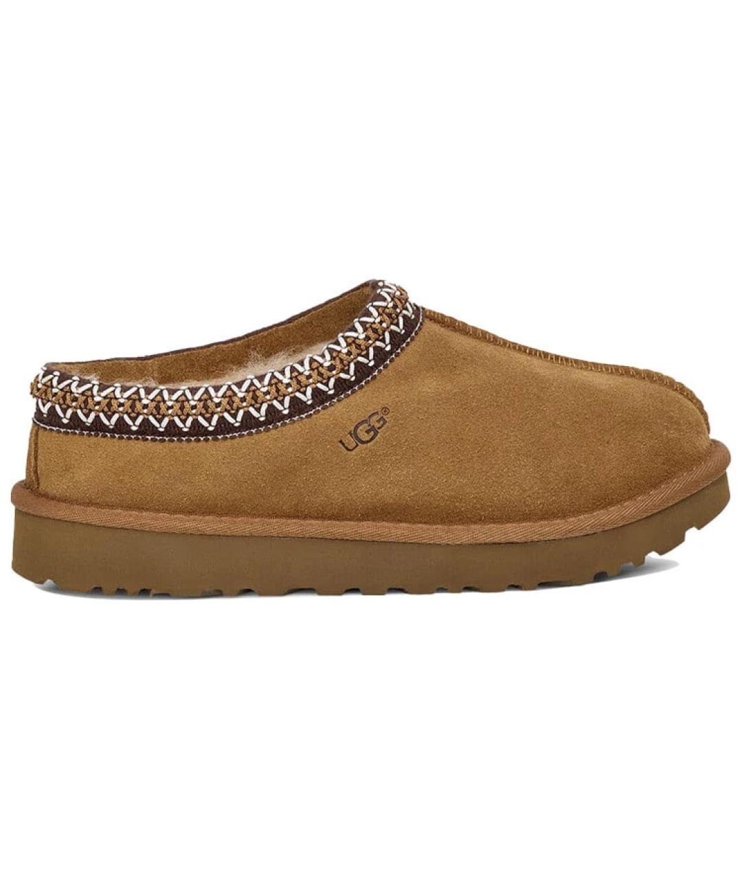 UGG AUSTRALIA Коричневые кожаные ботинки, фото 1