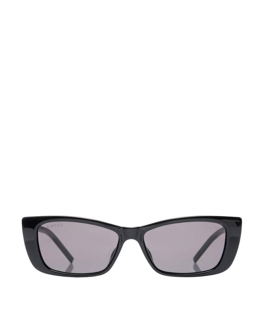 GUCCI Черные пластиковые солнцезащитные очки, фото 1