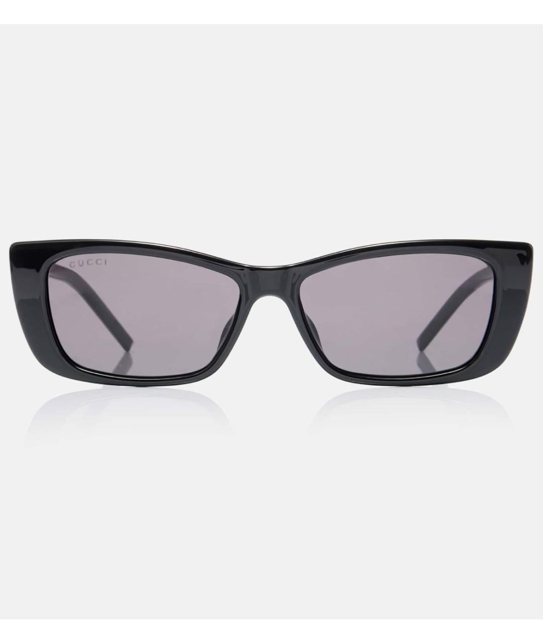 GUCCI Черные пластиковые солнцезащитные очки, фото 8