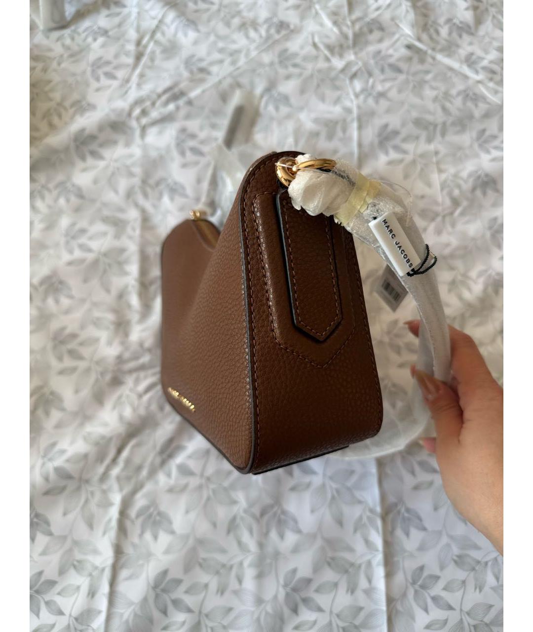 MARC JACOBS Коричневая кожаная сумка через плечо, фото 2