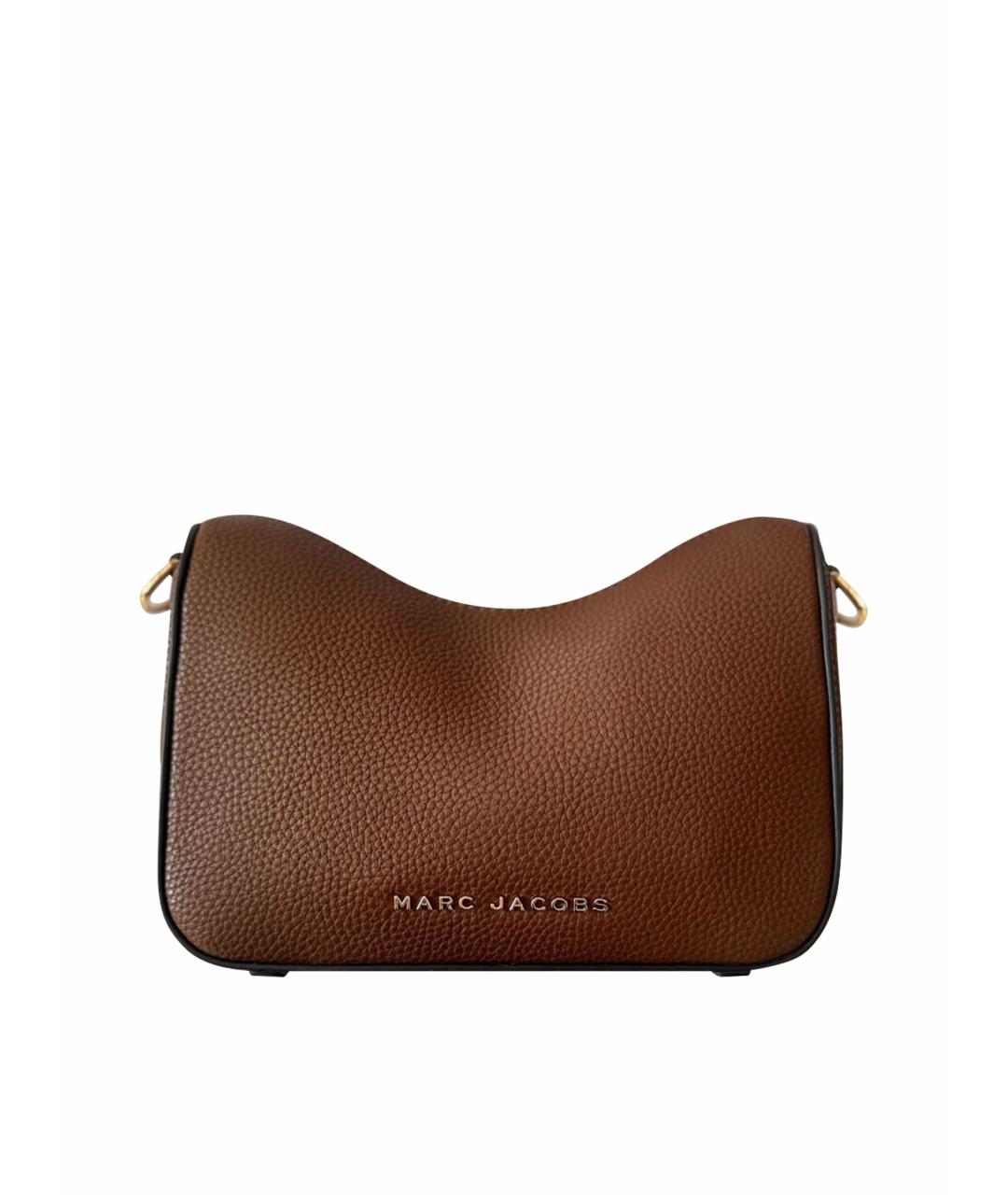 MARC JACOBS Коричневая кожаная сумка через плечо, фото 1