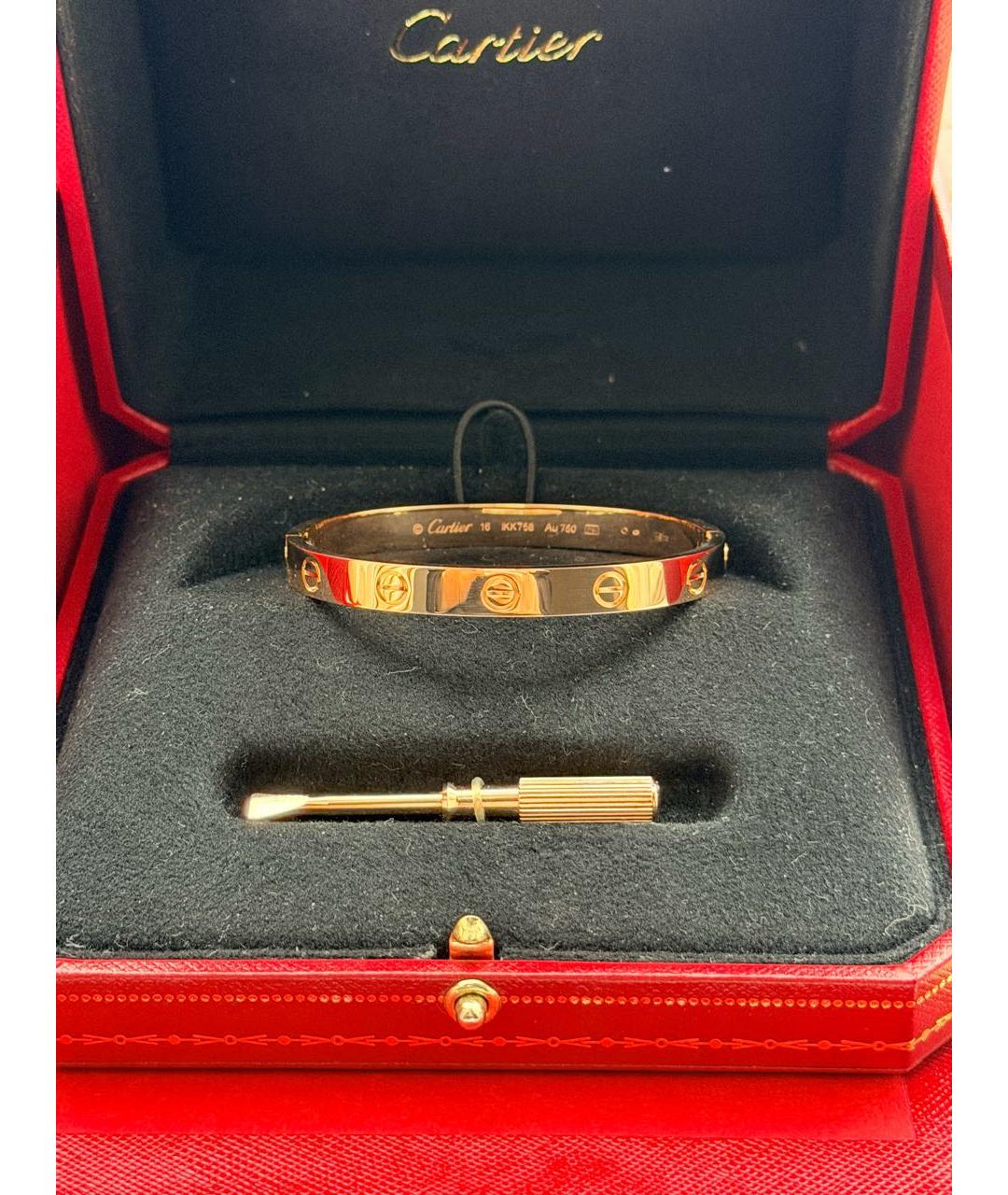 CARTIER Золотой браслет из розового золота, фото 4