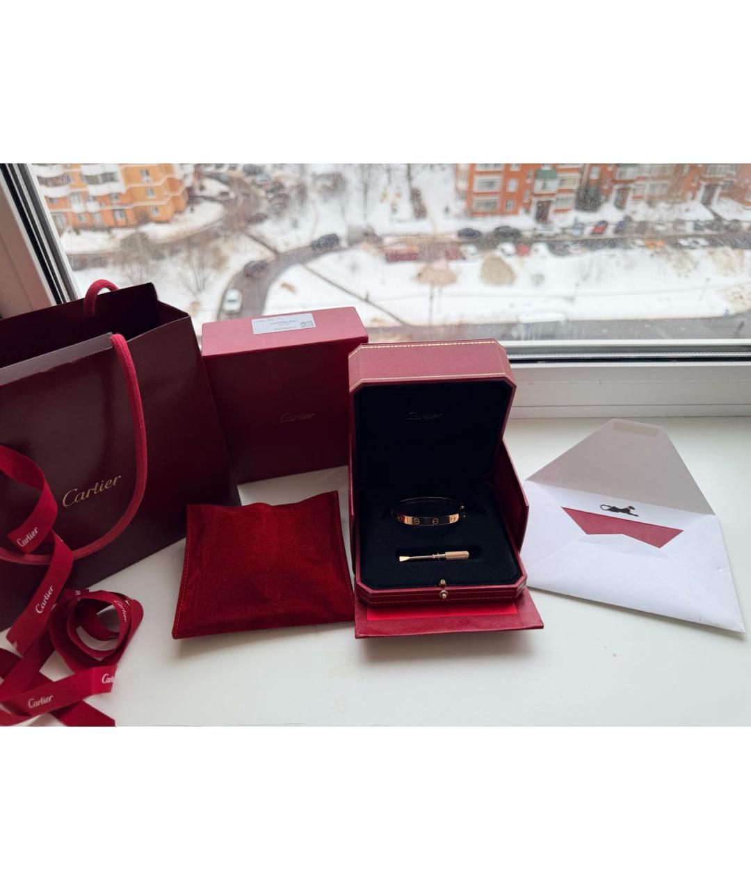 CARTIER Золотой браслет из розового золота, фото 3
