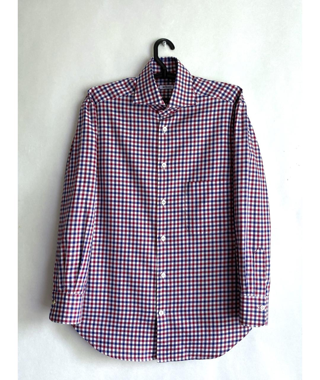 KITON Мульти хлопковая кэжуал рубашка, фото 10