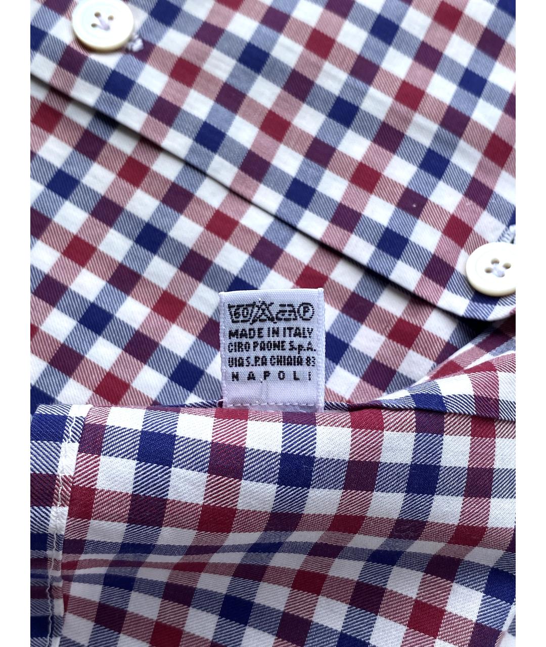 KITON Мульти хлопковая кэжуал рубашка, фото 8