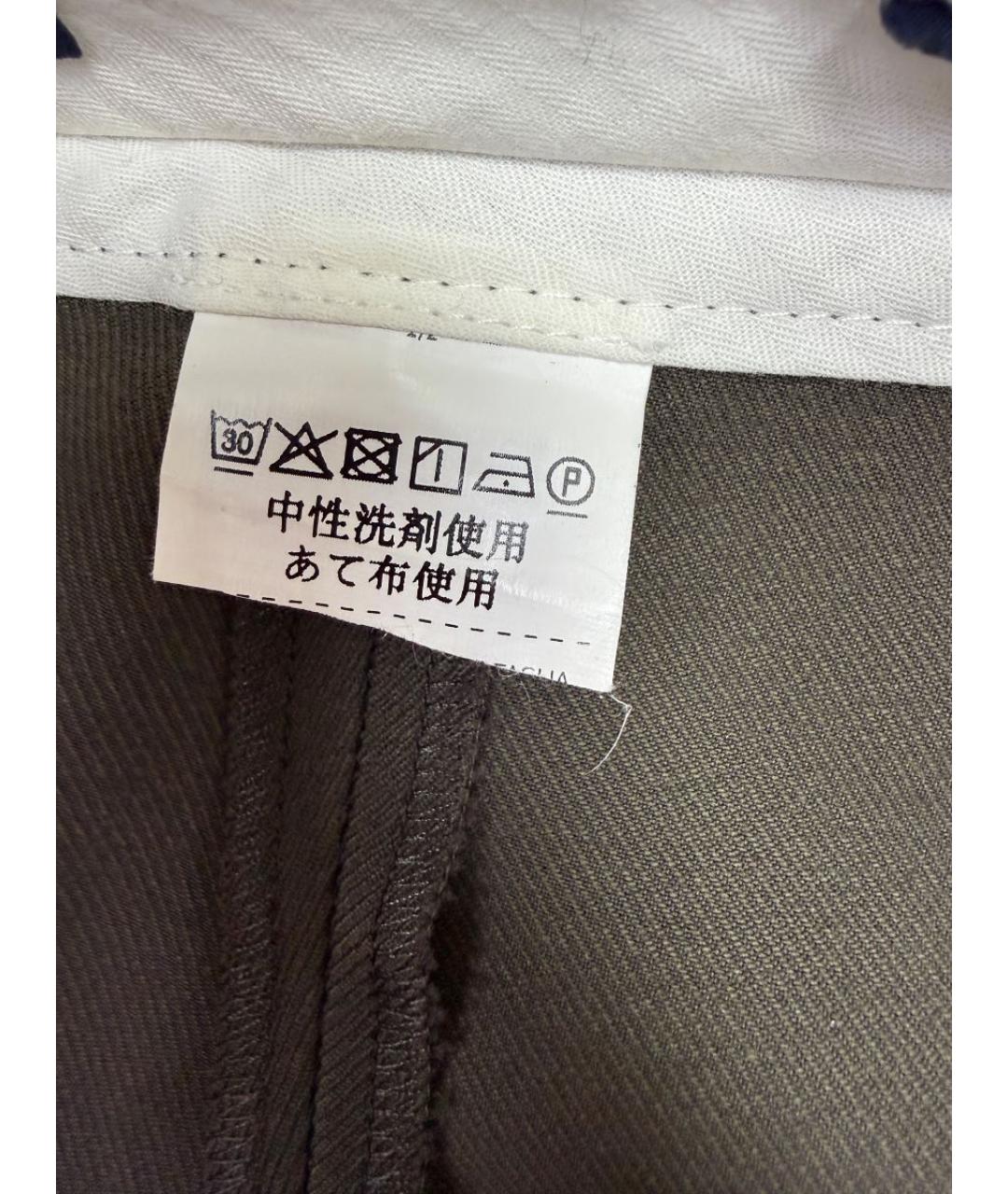 'S MAX MARA Коричневые шерстяные брюки узкие, фото 4