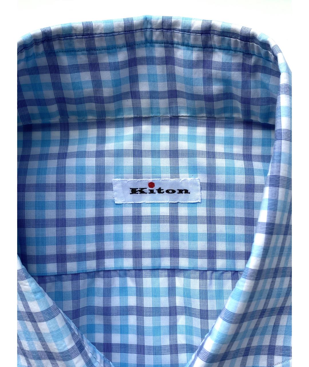 KITON Мульти хлопковая кэжуал рубашка, фото 5