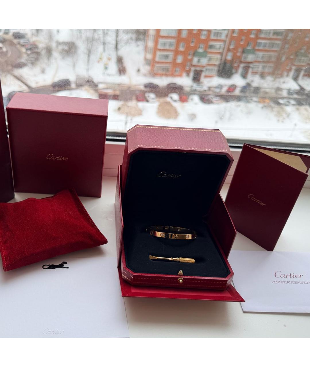 CARTIER Золотой браслет из желтого золота, фото 5