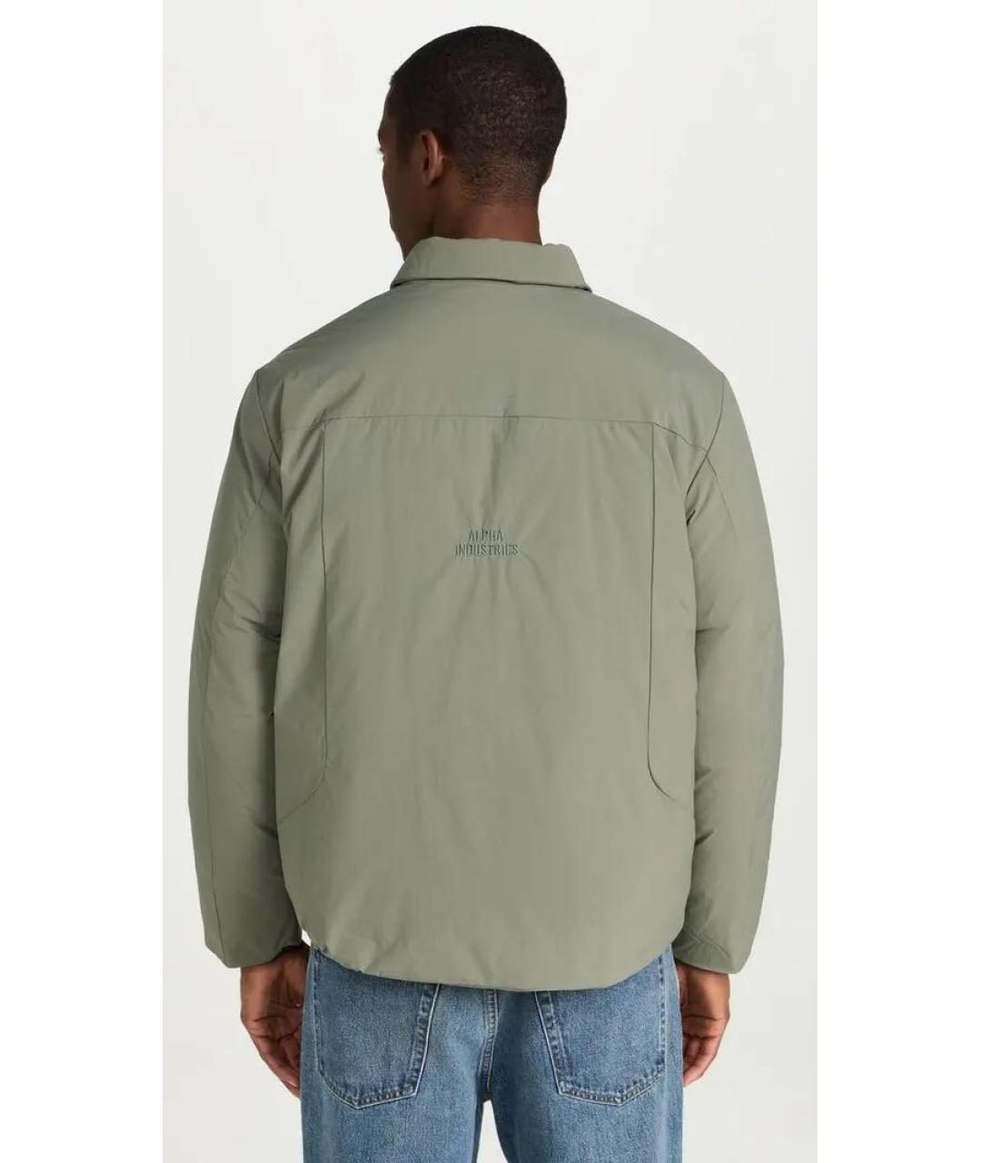 ALPHA INDUSTRIES Зеленая куртка, фото 2
