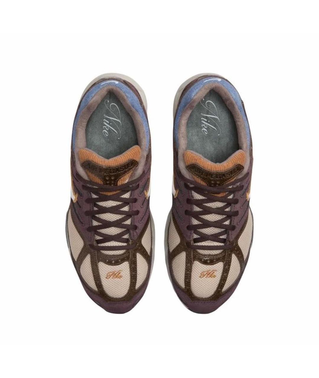 NIKE Коричневые текстильные кроссовки, фото 3