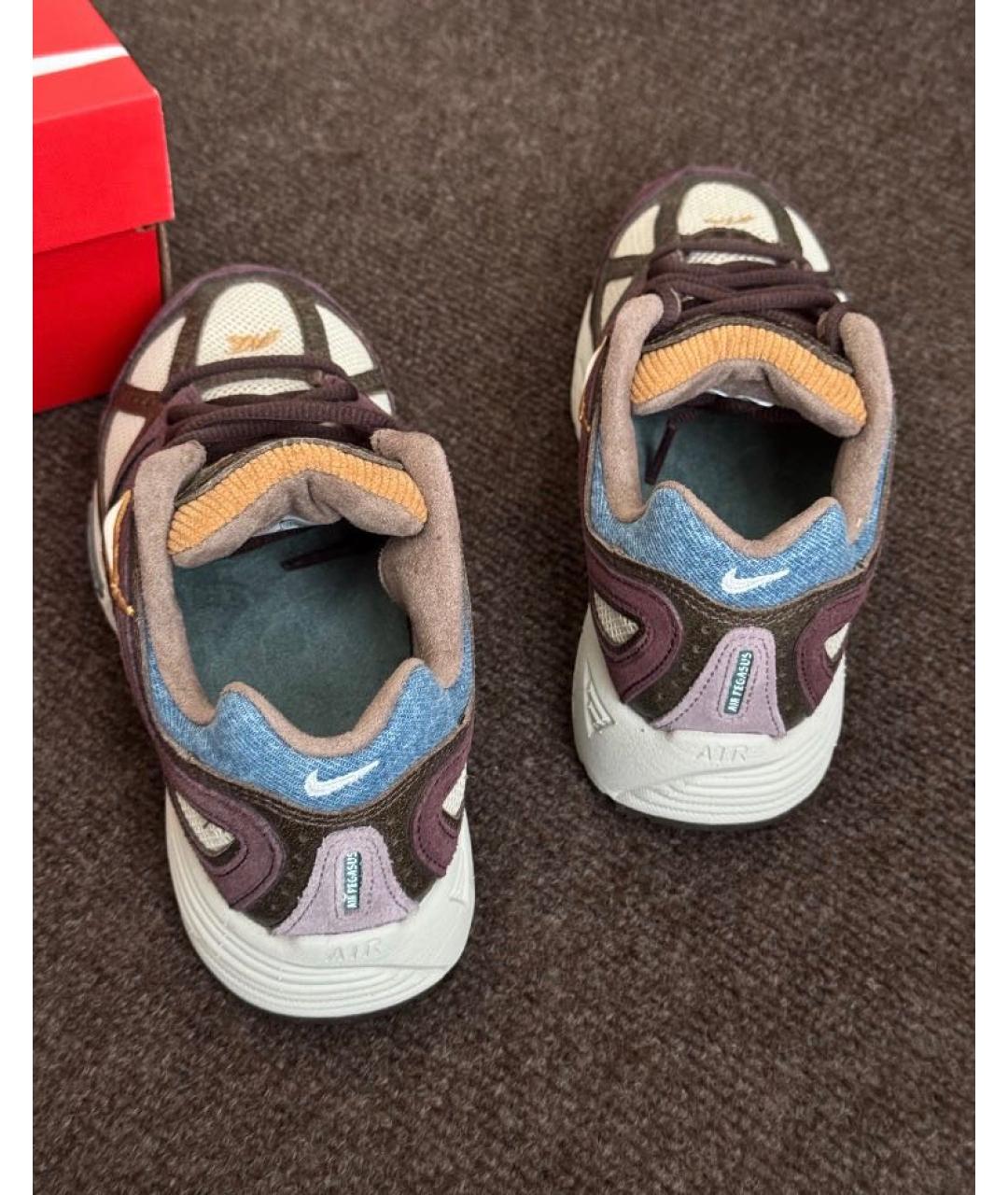 NIKE Коричневые текстильные кроссовки, фото 7