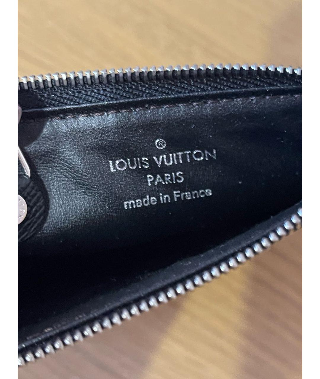 LOUIS VUITTON Черная ключница, фото 7