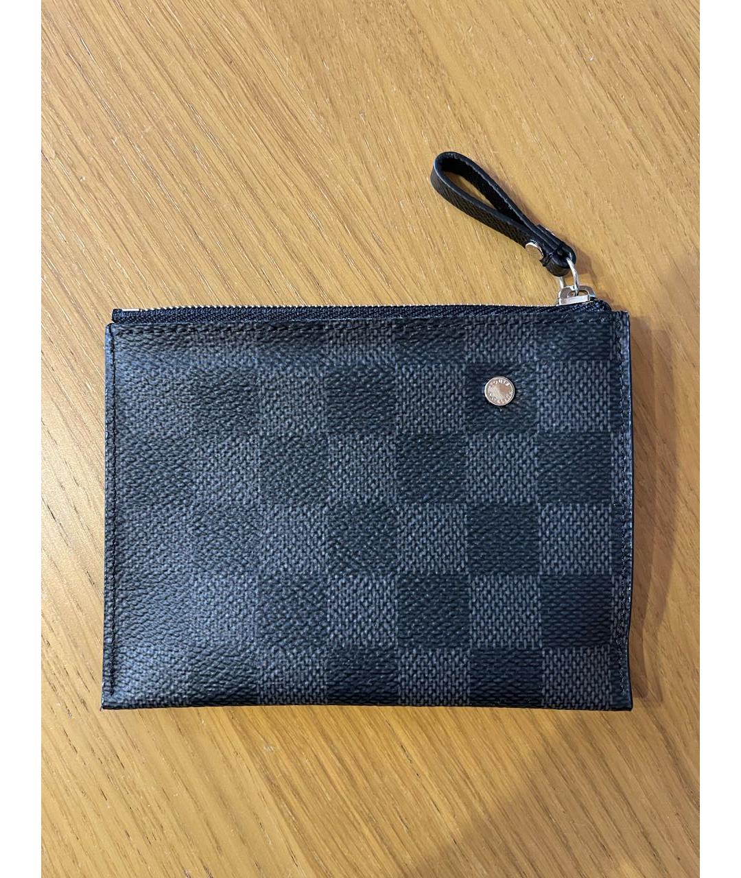 LOUIS VUITTON Черная ключница, фото 2