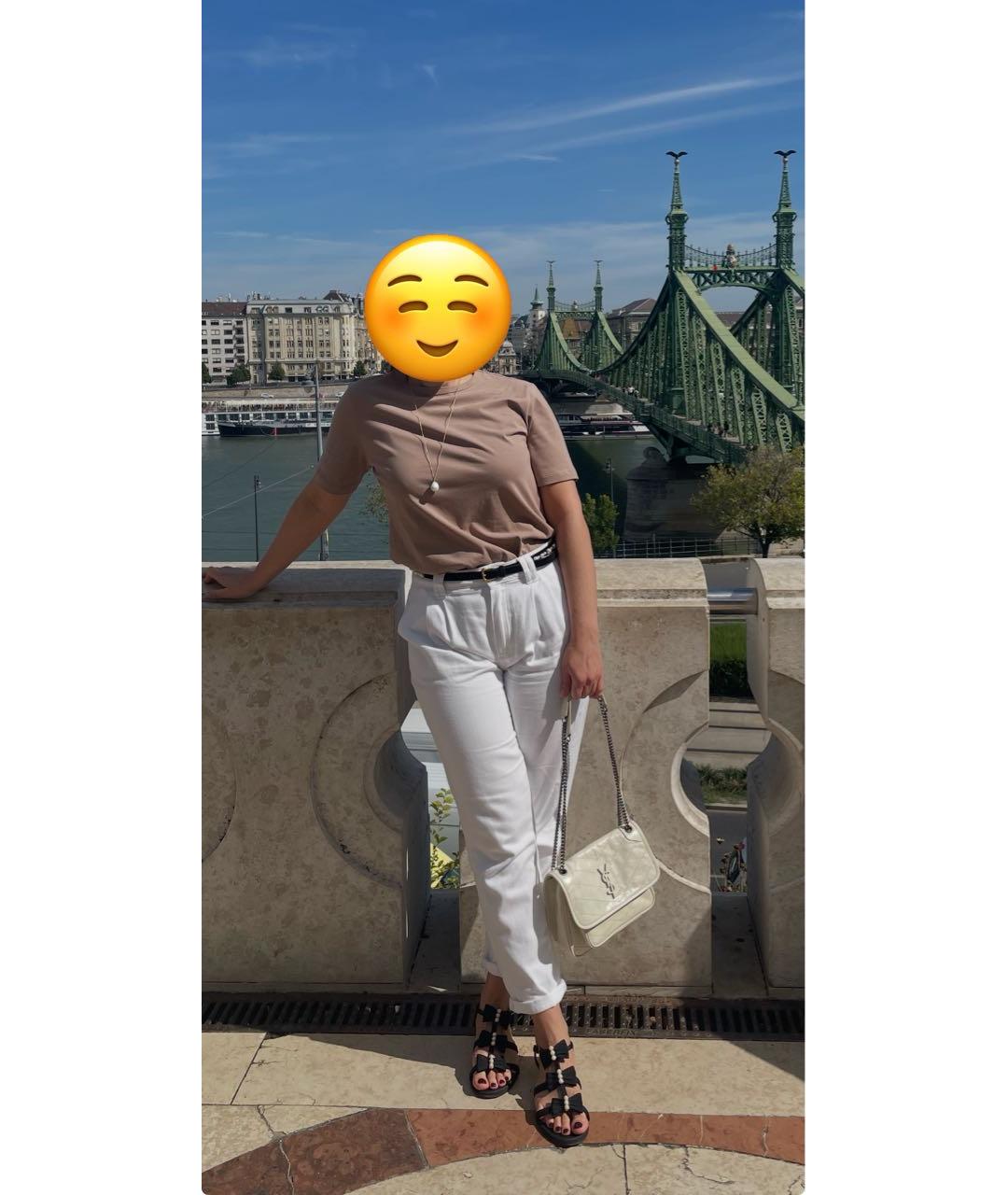 PAIGE Белые хлопковые джинсы слим, фото 2