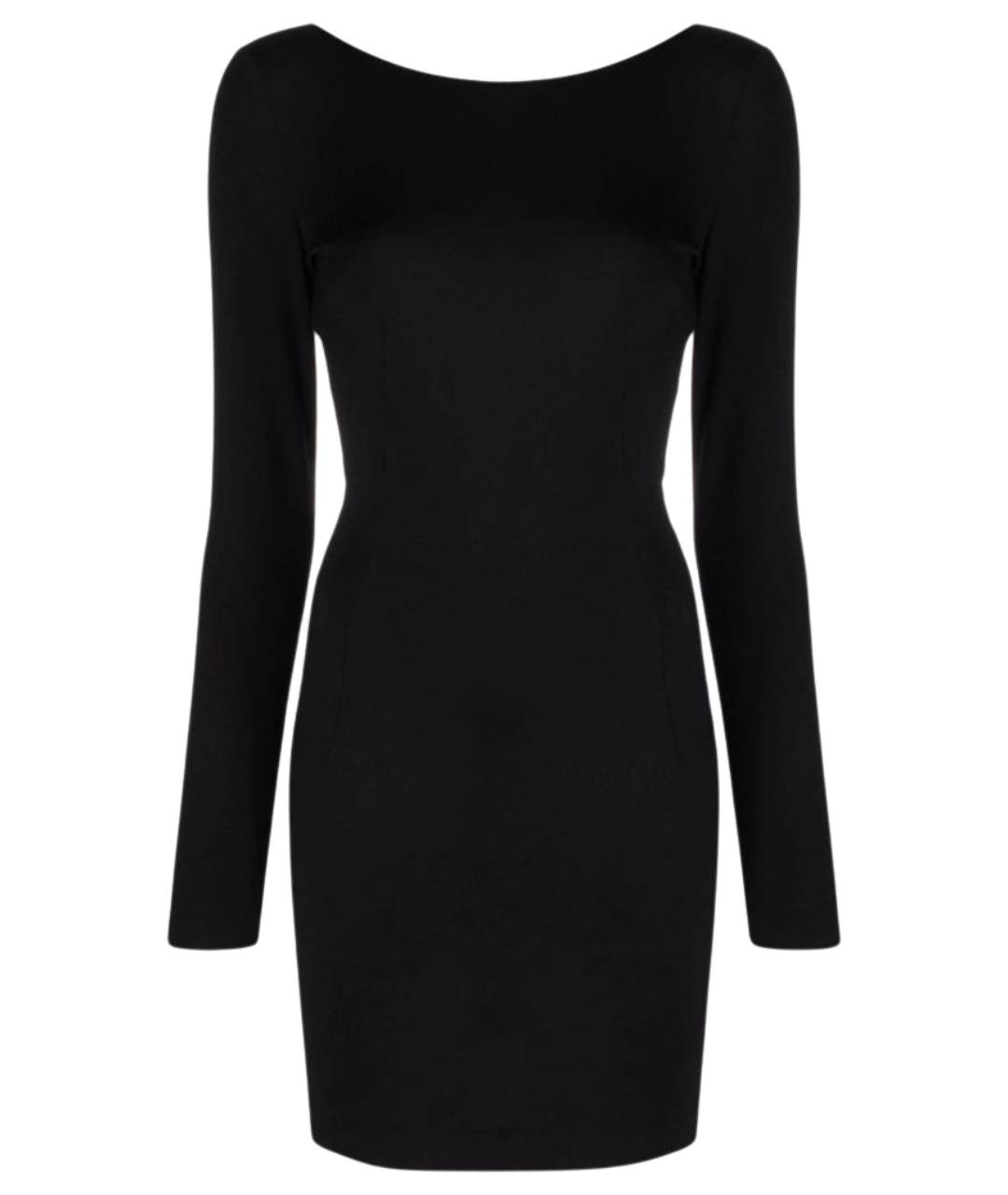 DOLCE&GABBANA Черное вискозное вечернее платье, фото 1