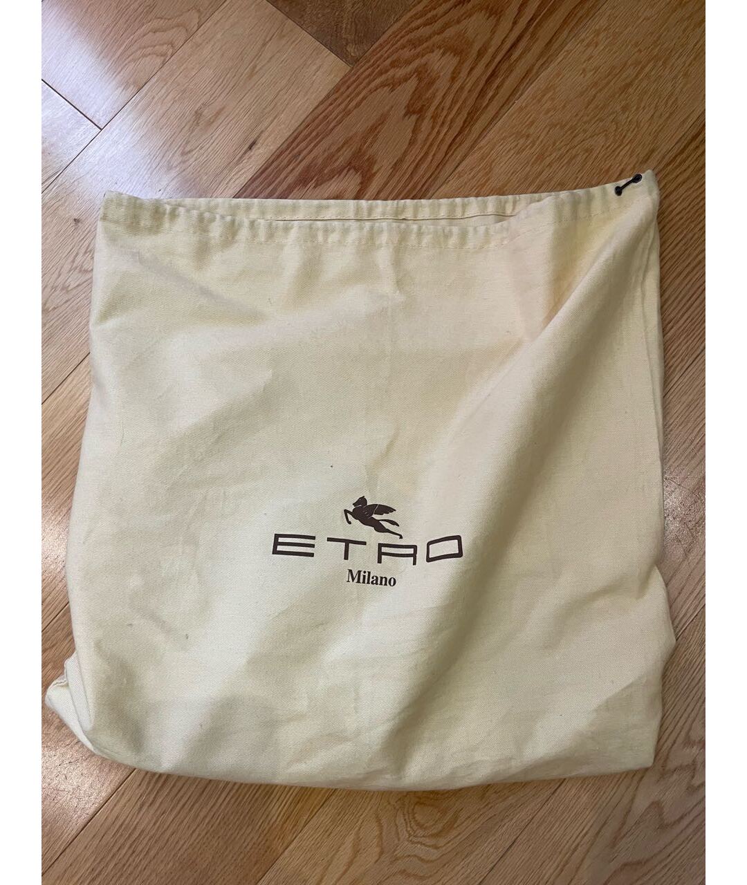 ETRO Антрацитовый кожаный портфель, фото 6