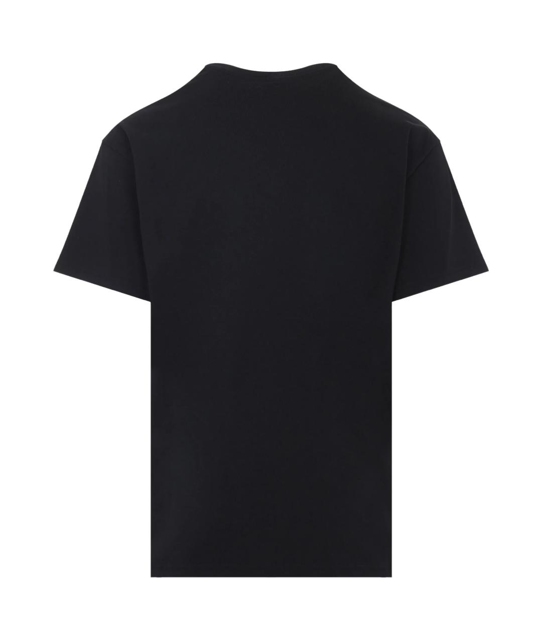 GIVENCHY Черная хлопковая футболка, фото 2