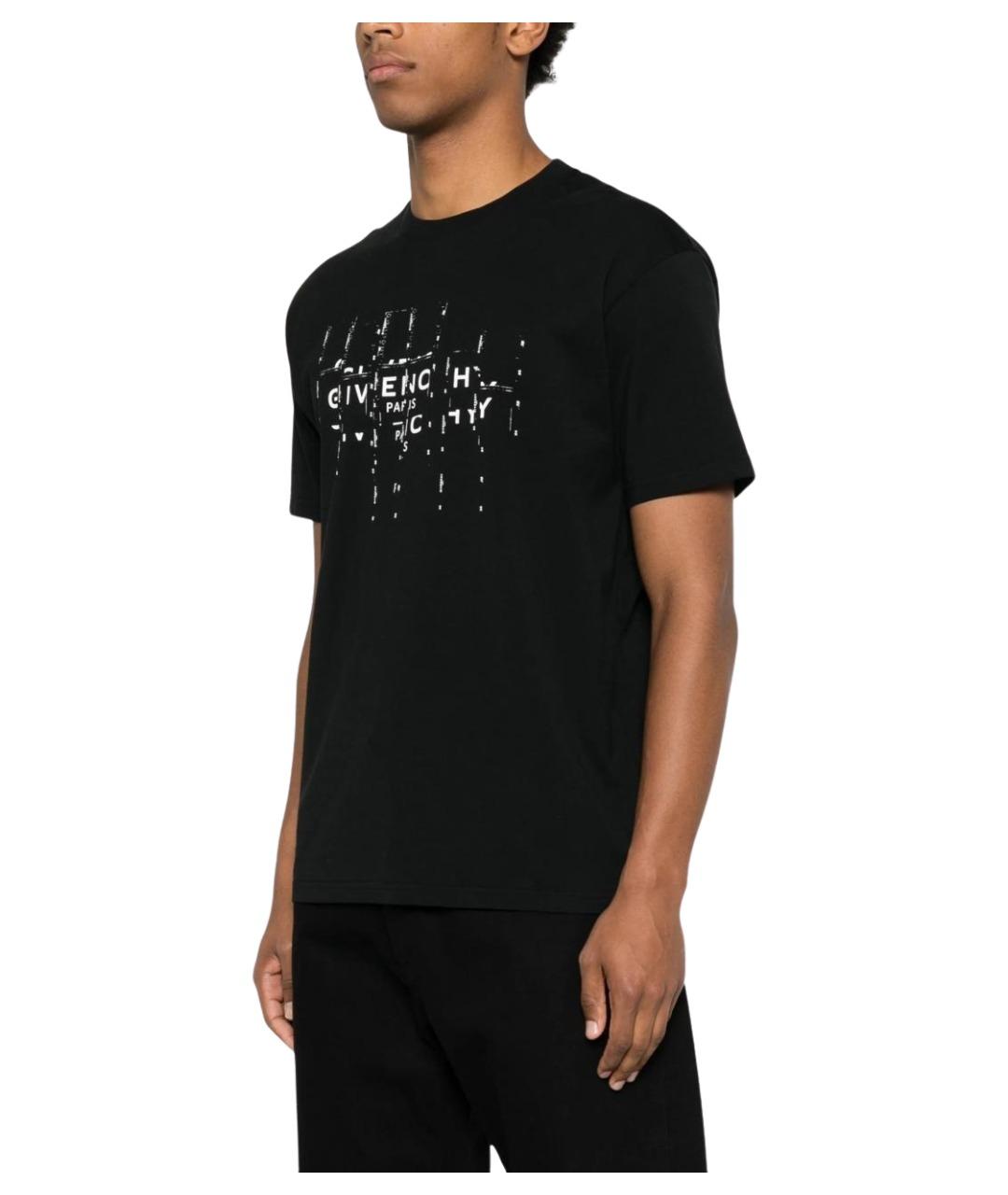 GIVENCHY Черная хлопковая футболка, фото 3