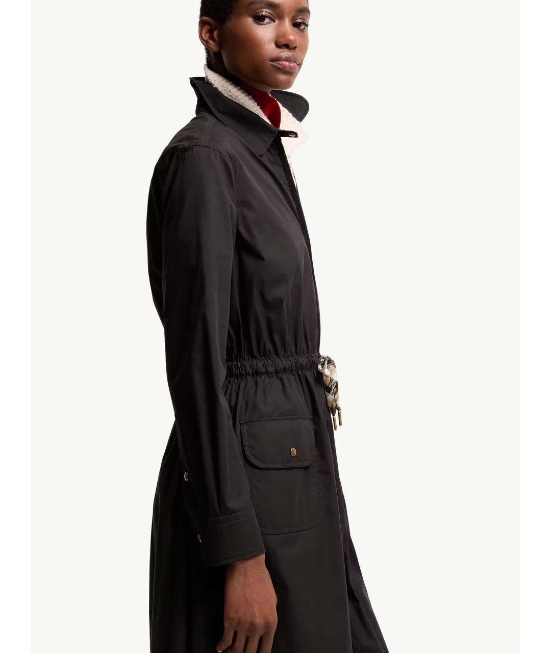MONCLER Черное повседневное платье, фото 3