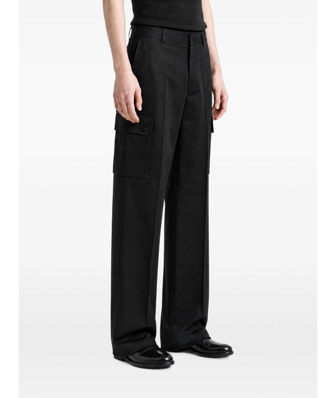 GIVENCHY Черные хлопковые повседневные брюки, фото 3