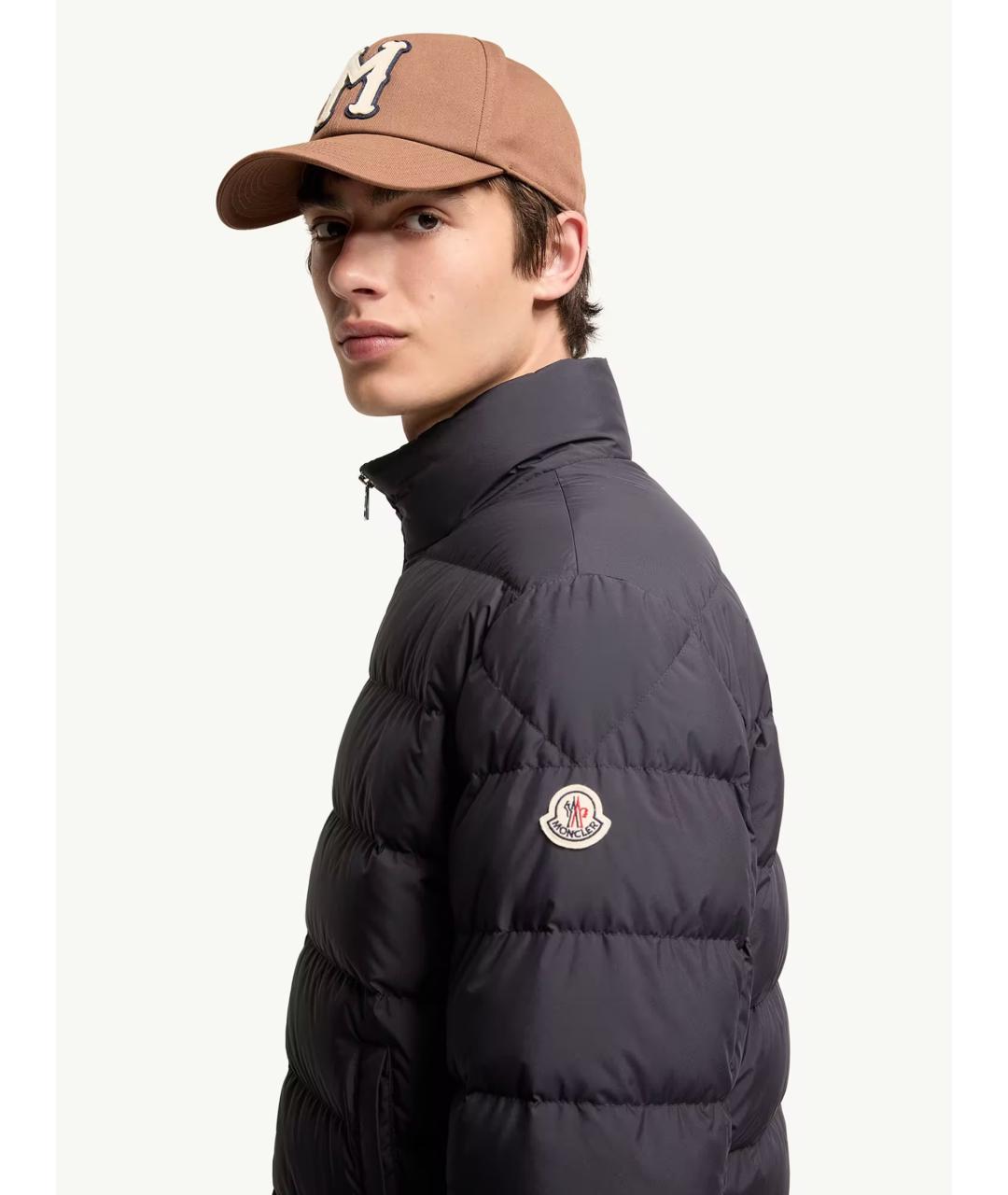 MONCLER Синяя полиамидовая куртка, фото 5