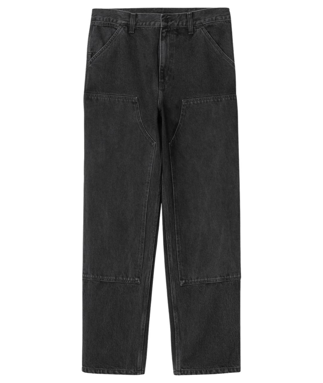 CARHARTT WIP Черные хлопковые прямые джинсы, фото 1